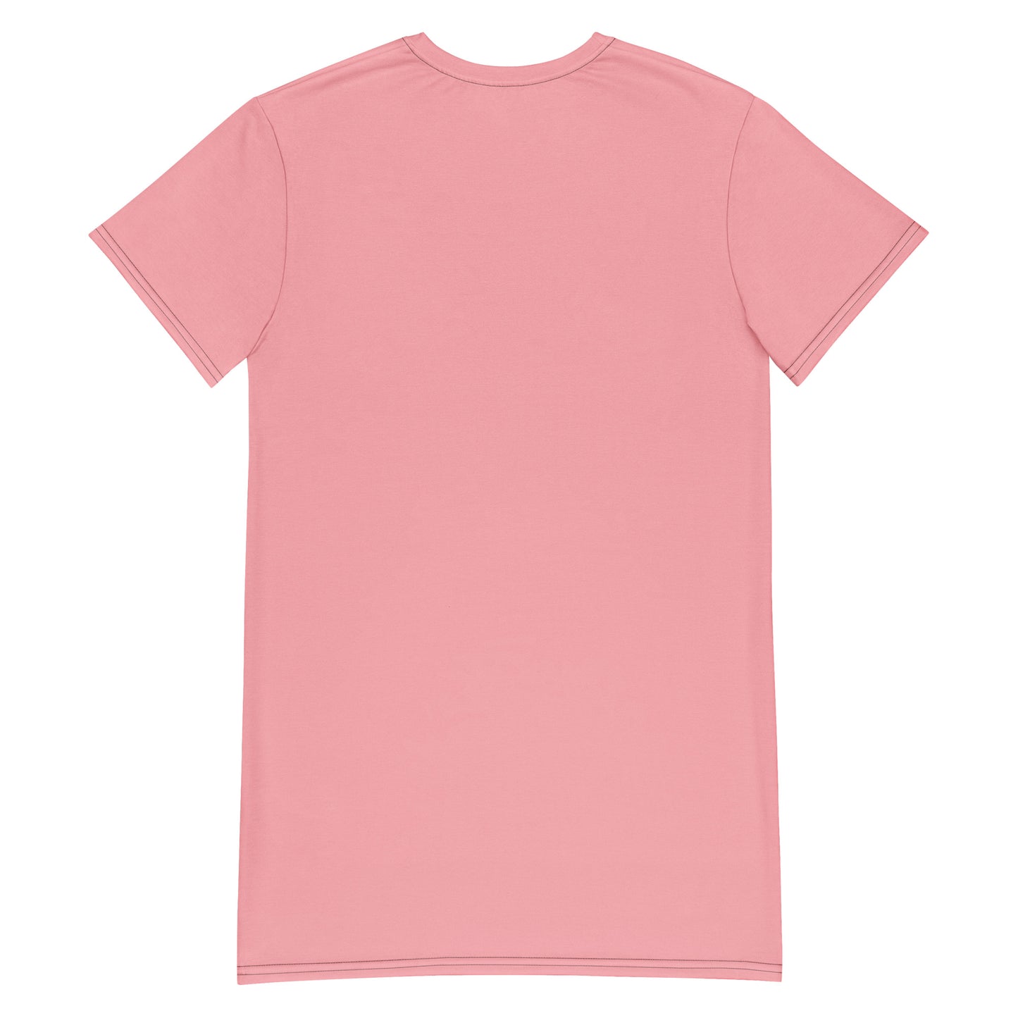 Messy bun (Pink) T-shirt dress