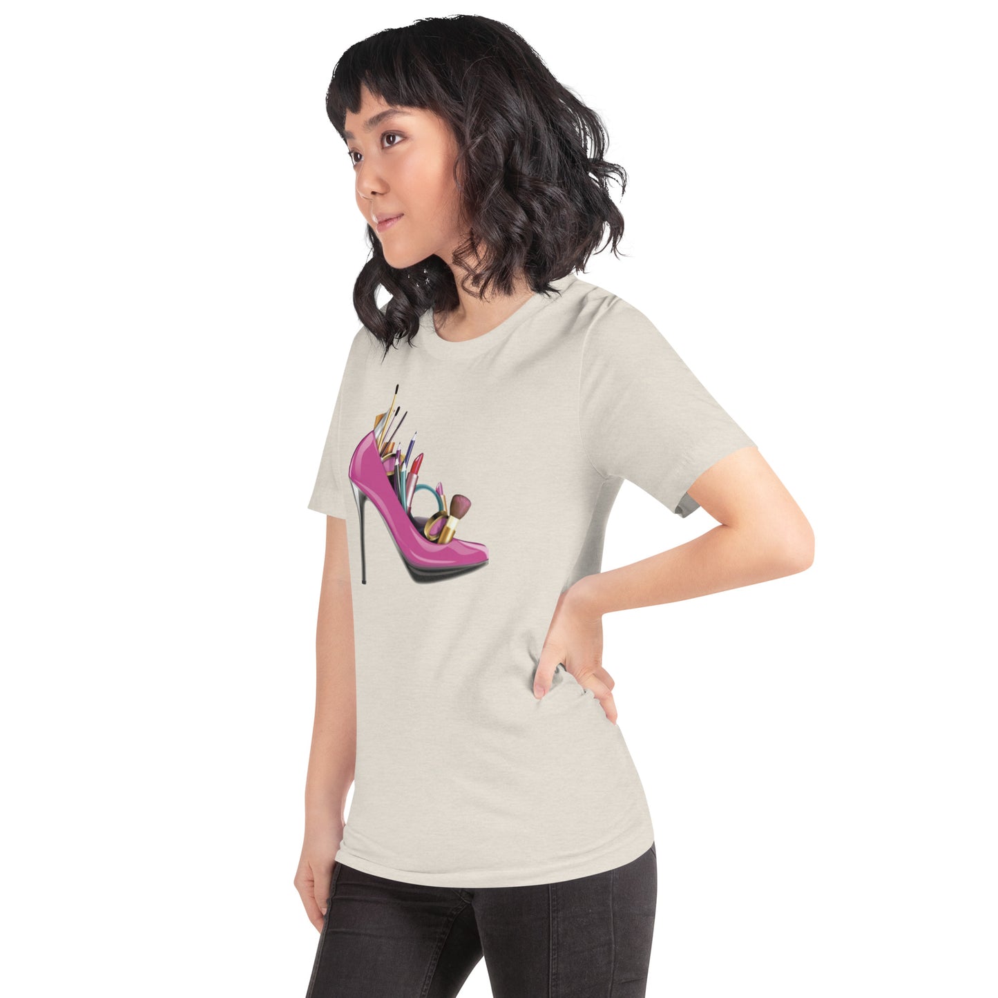 Heeled Unisex t-shirt