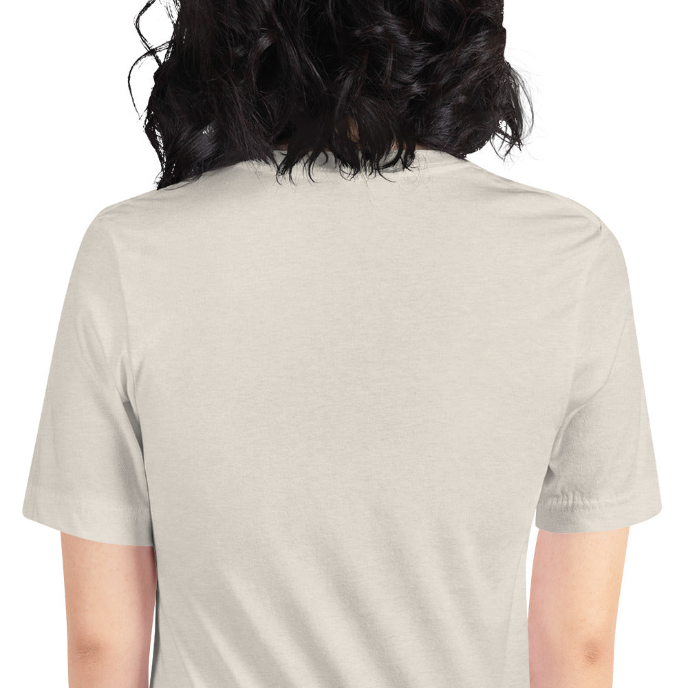 Heeled Unisex t-shirt