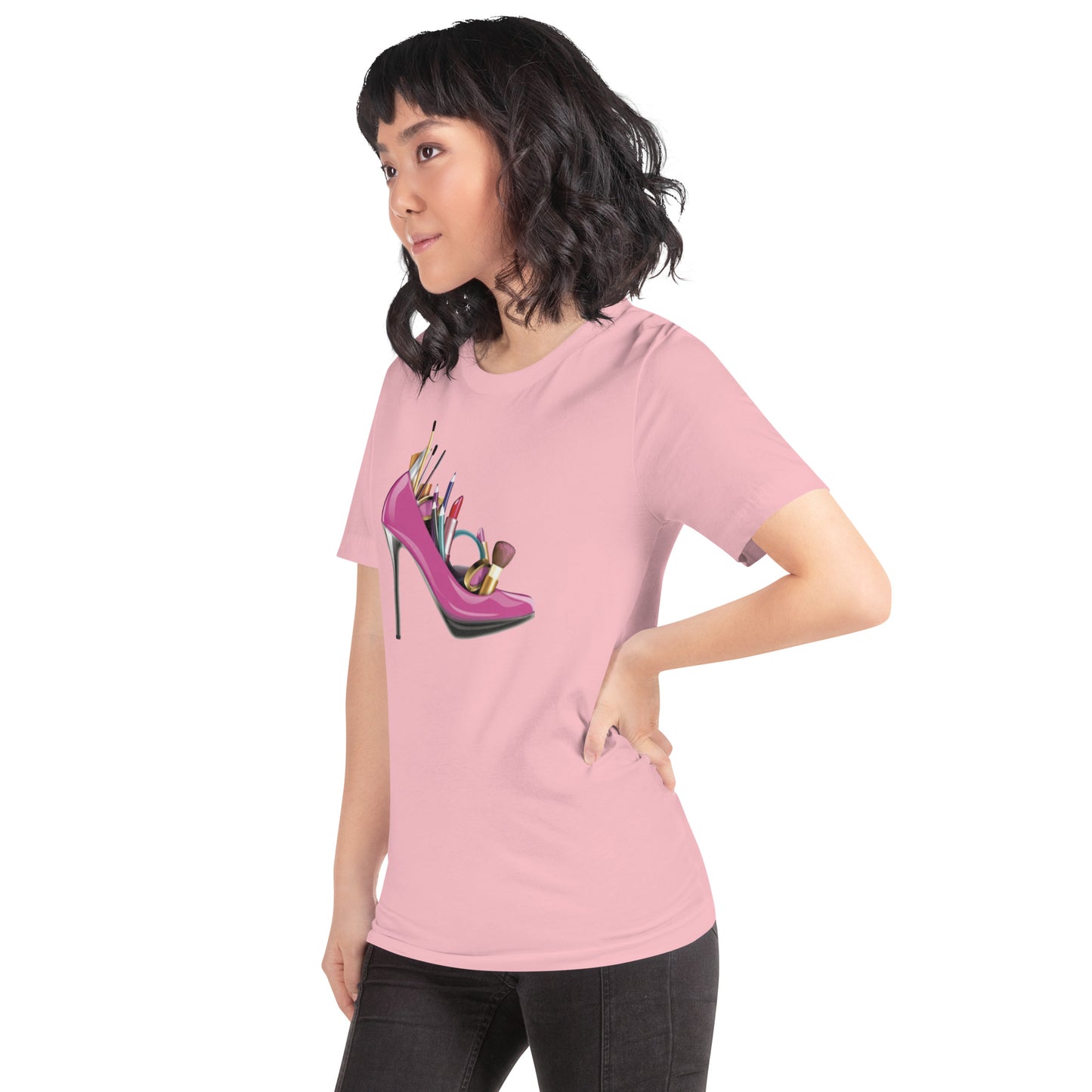 Heeled Unisex t-shirt