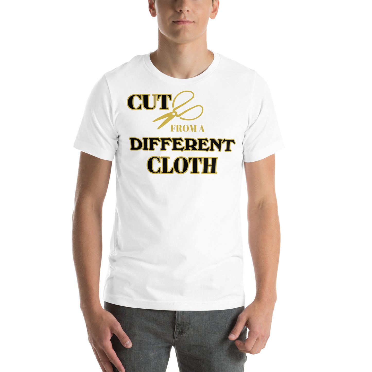 Cut from a different cloth Unisex t-shirt
