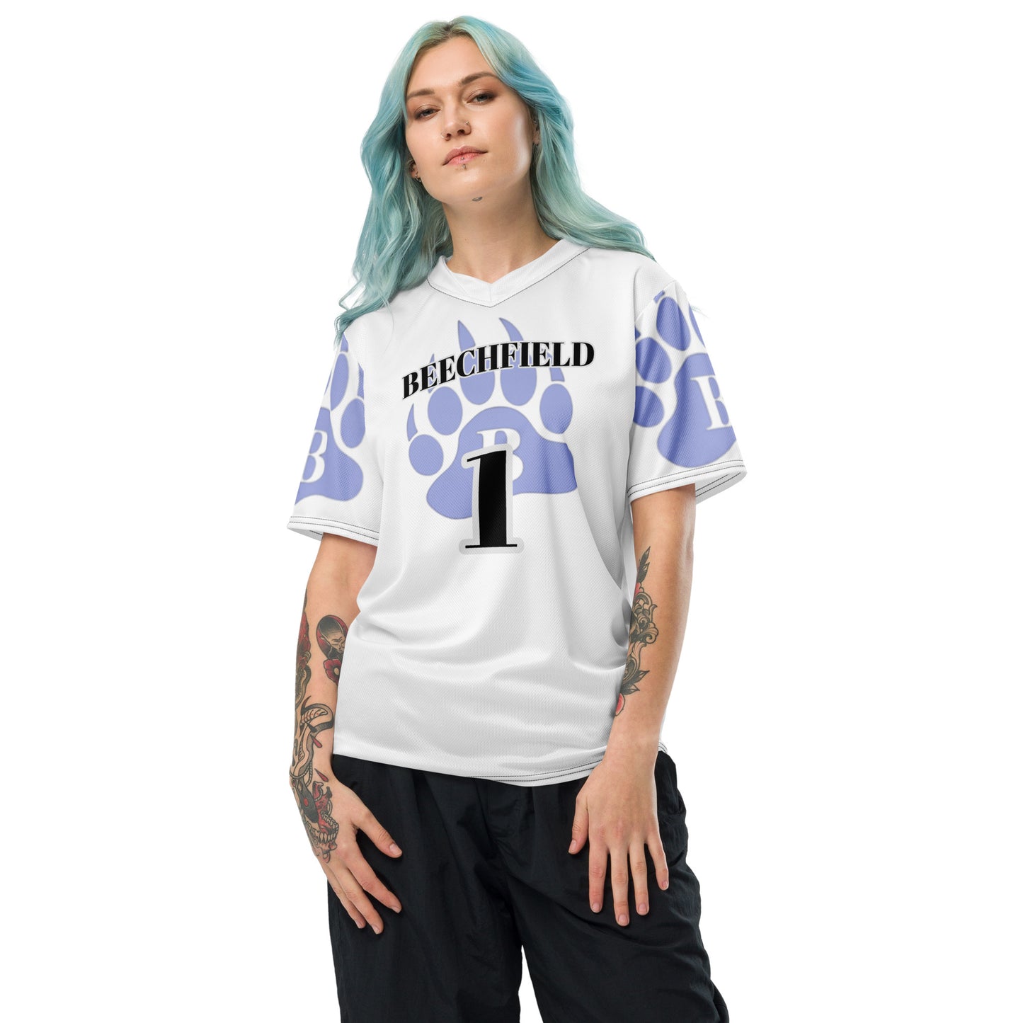 Beechfield Recycled unisex sports jersey