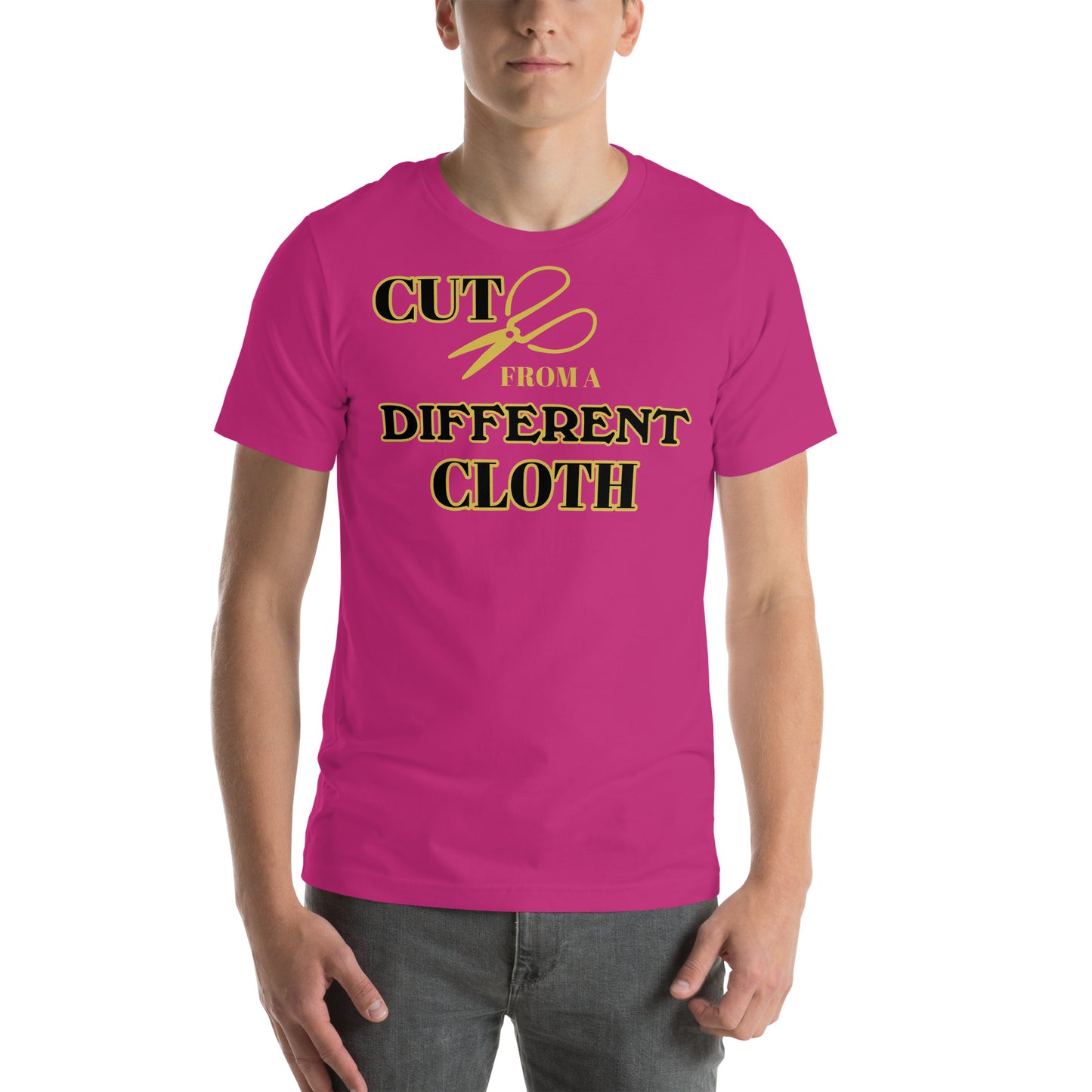 Cut from a different cloth Unisex t-shirt