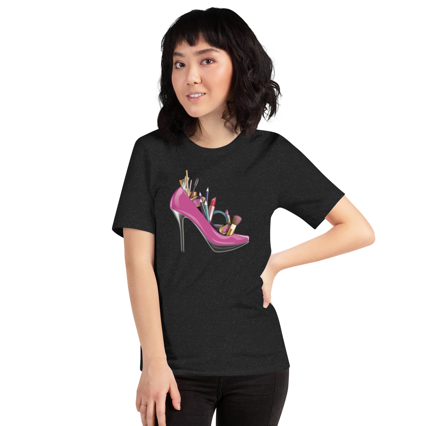 Heeled Unisex t-shirt