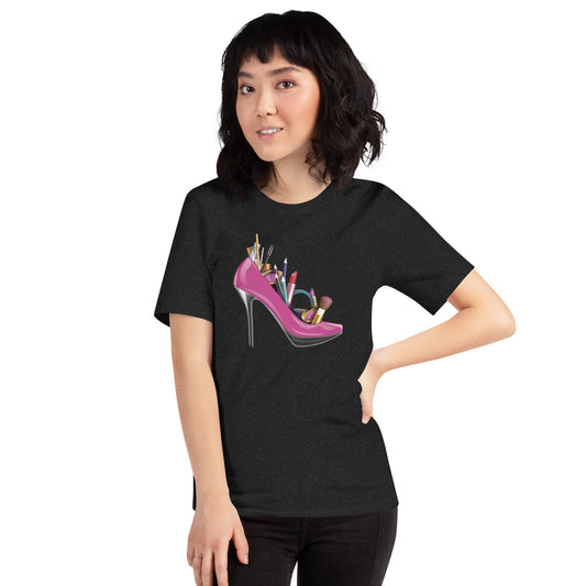 Heeled Unisex t-shirt