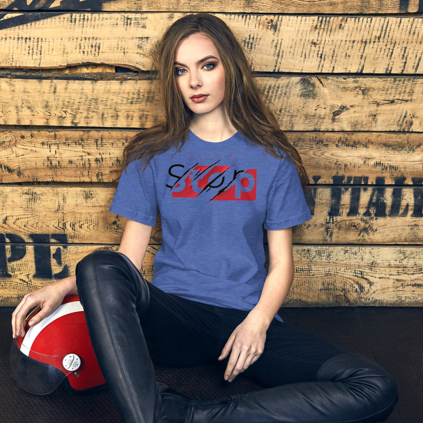 Never Stop Unisex t-shirt