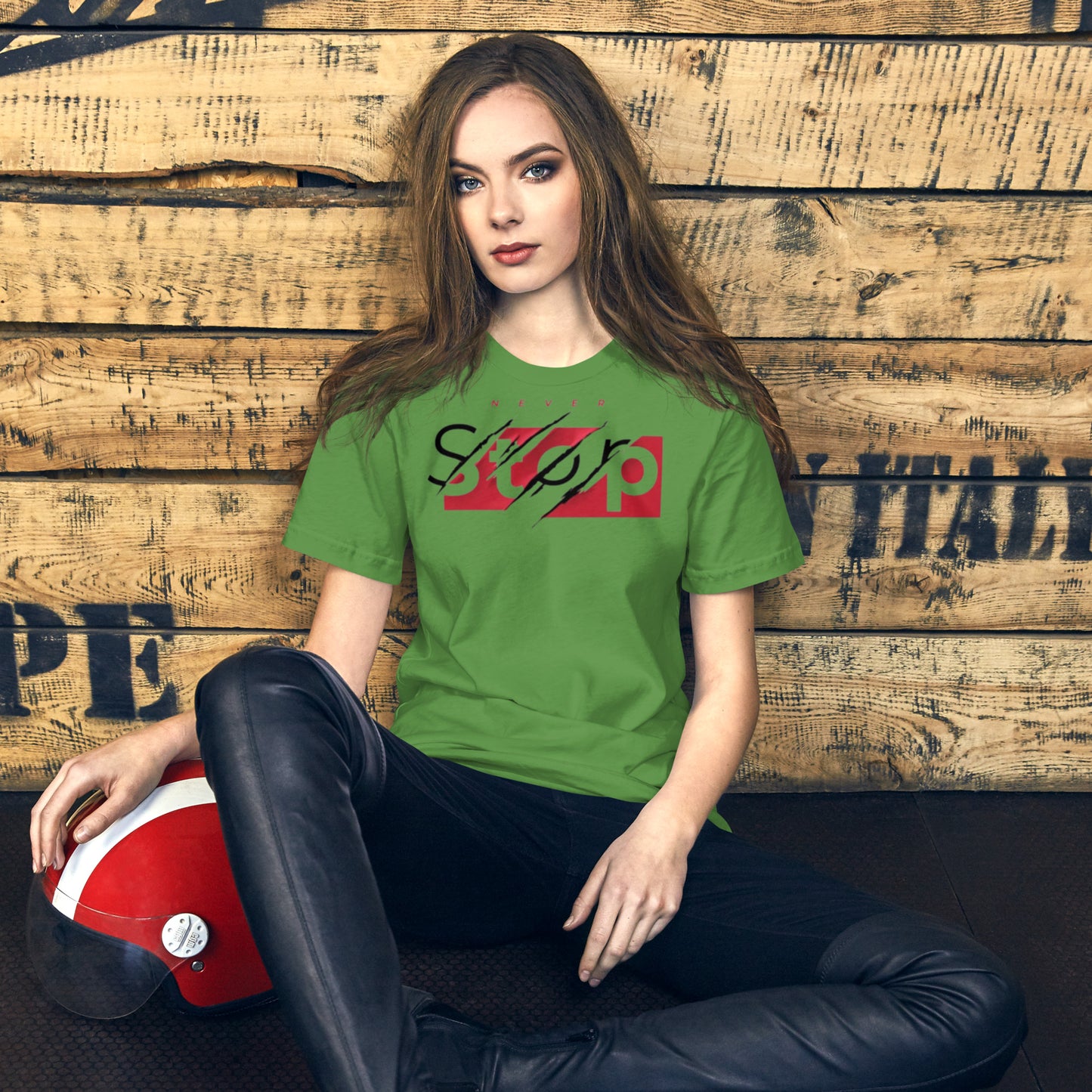 Never Stop Unisex t-shirt