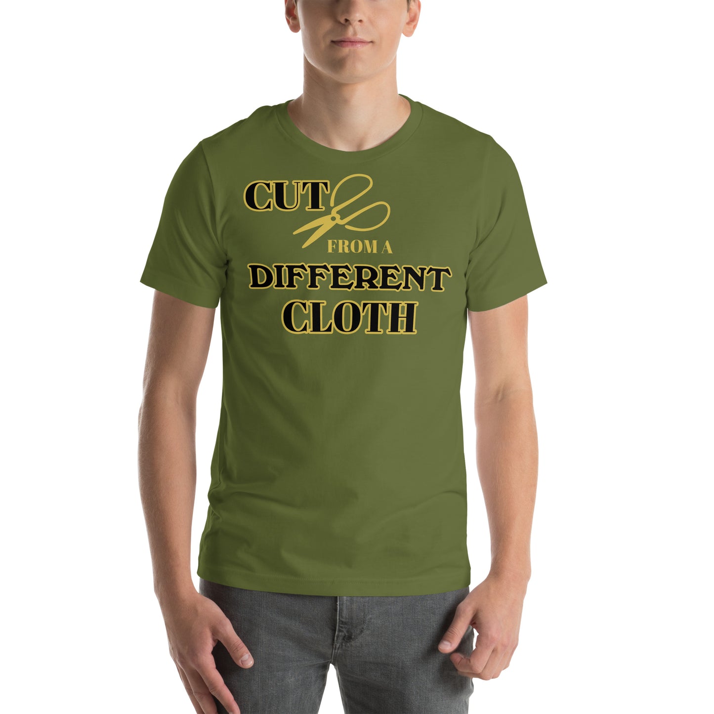 Cut from a different cloth Unisex t-shirt