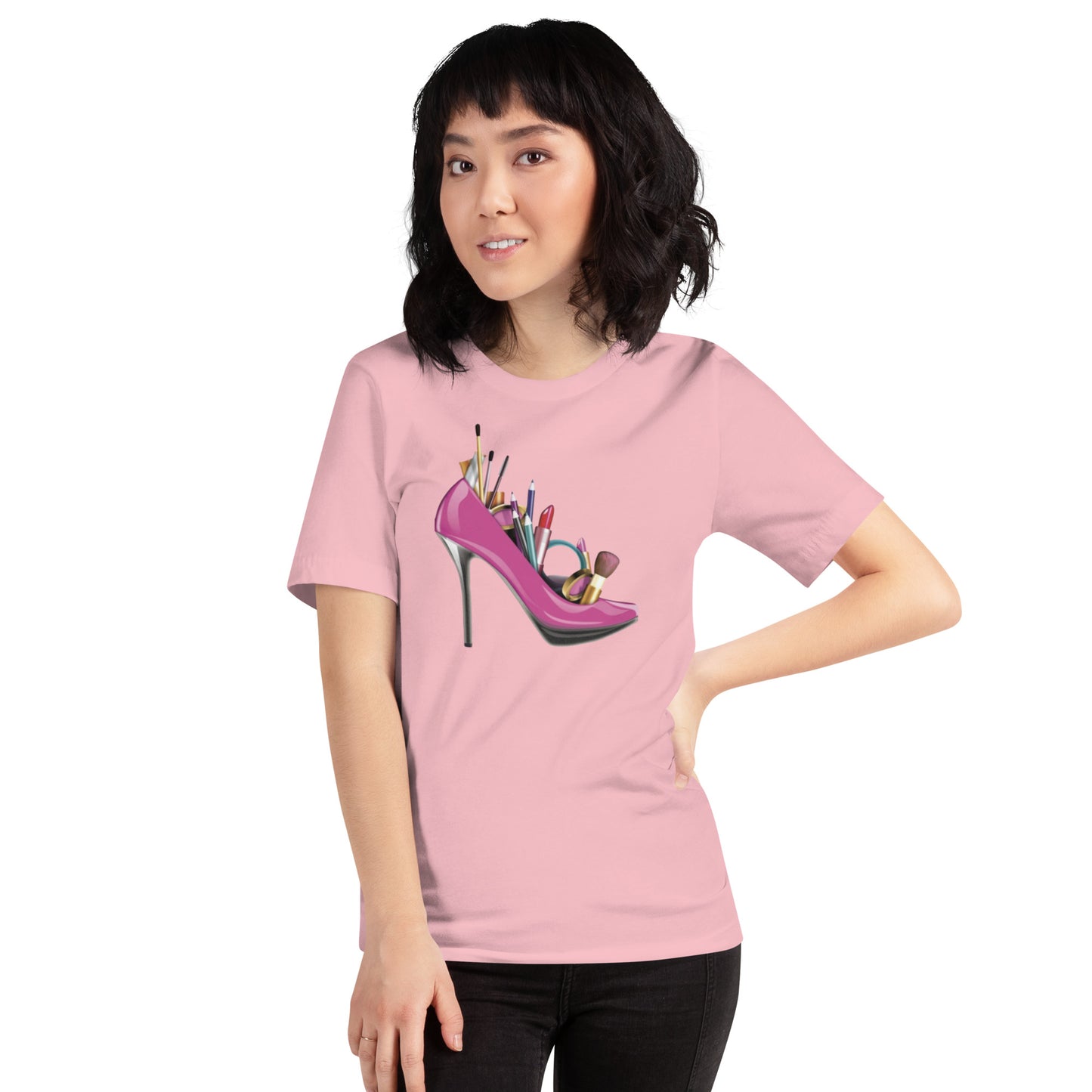 Heeled Unisex t-shirt