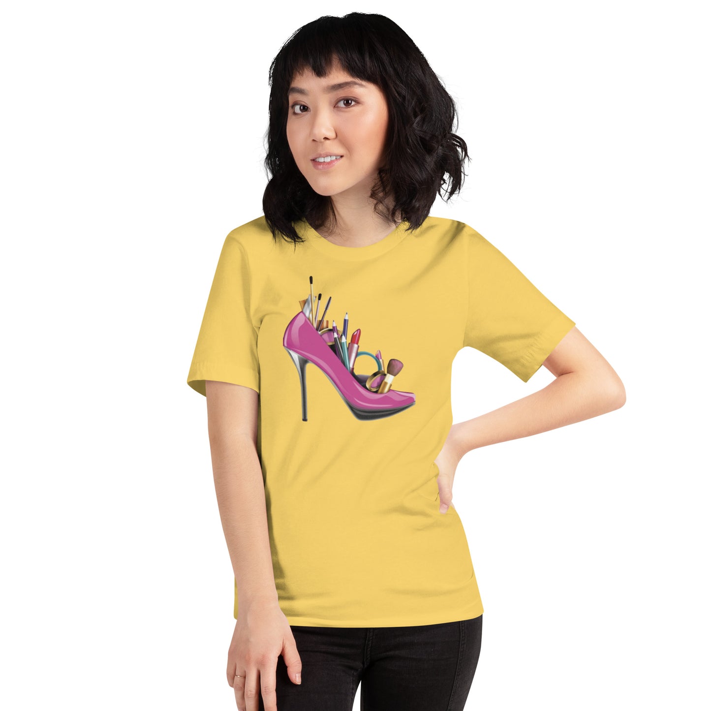 Heeled Unisex t-shirt