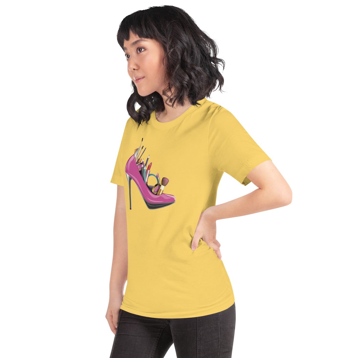 Heeled Unisex t-shirt