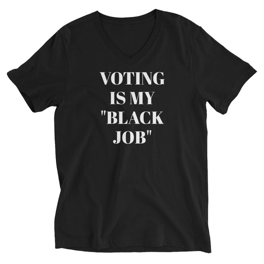 "Voting" Unisex Short Sleeve V-Neck T-Shirt