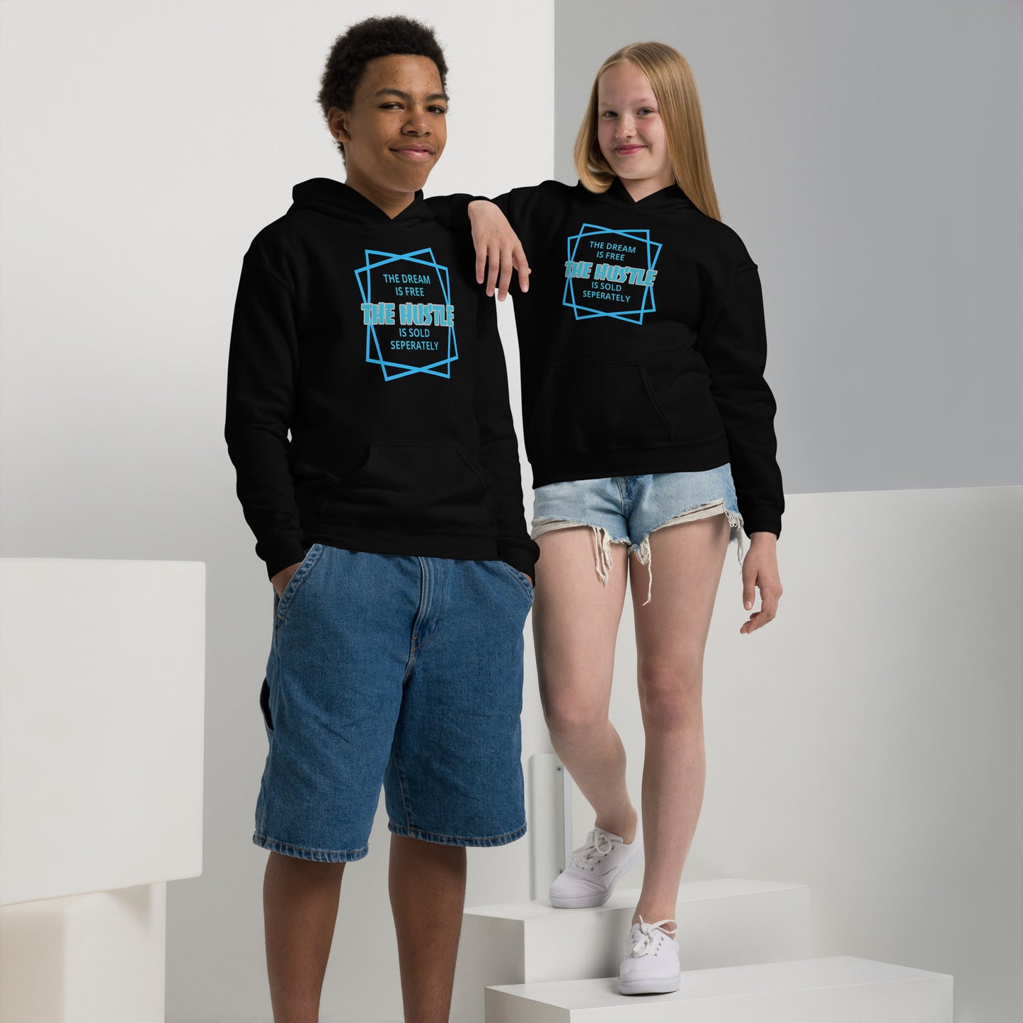 The Hustle Youth heavy blend hoodie