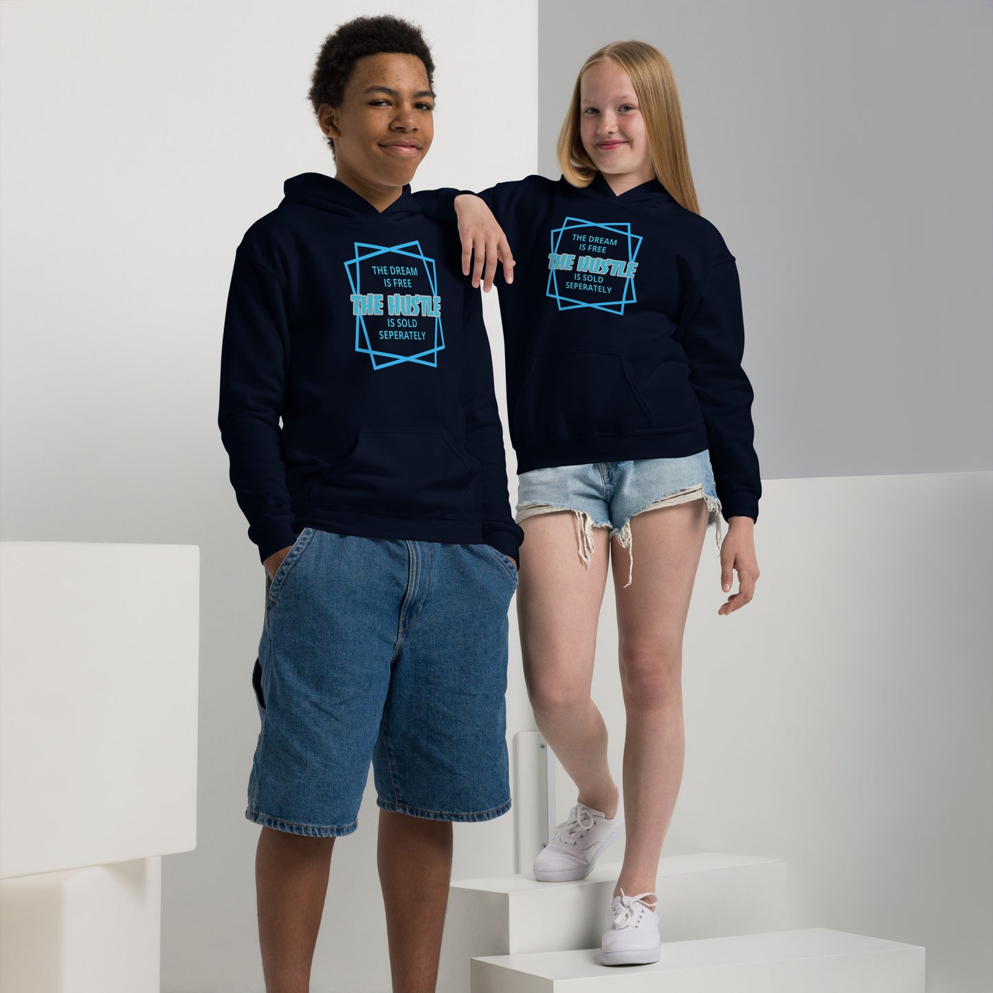 The Hustle Youth heavy blend hoodie