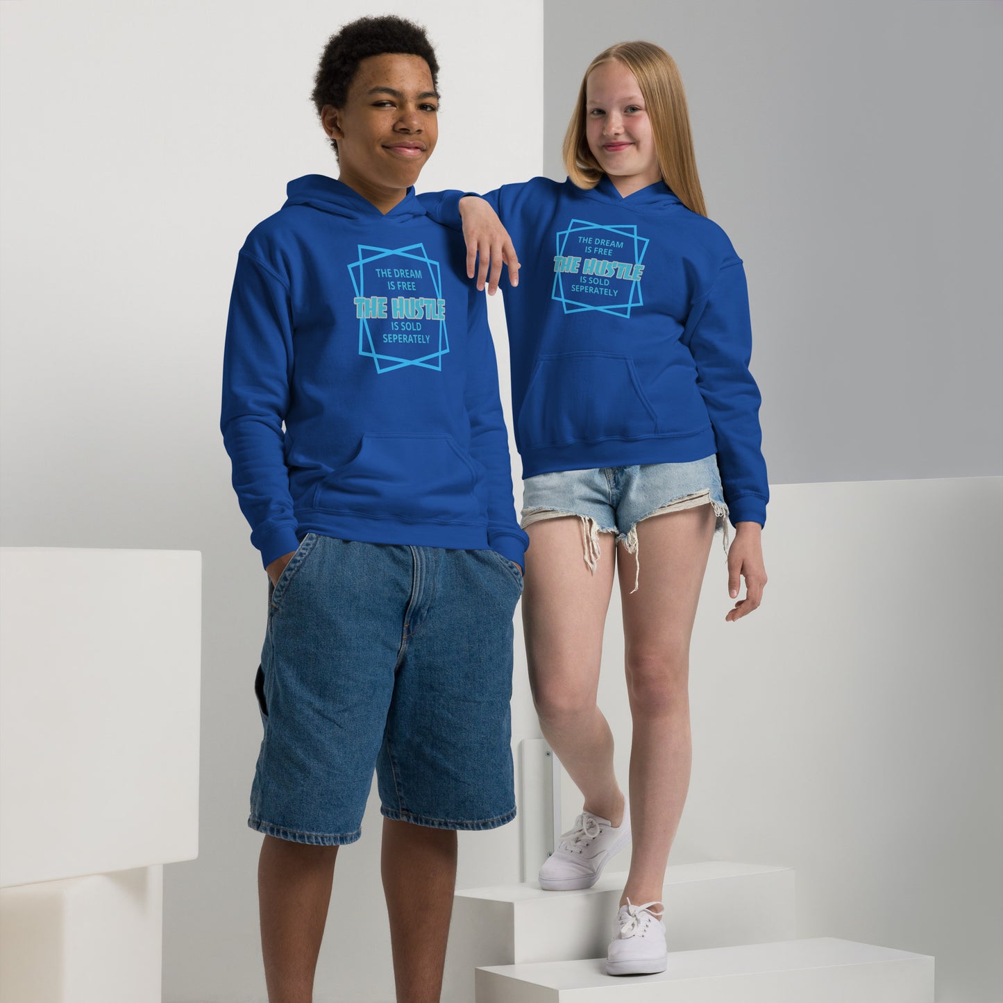 The Hustle Youth heavy blend hoodie