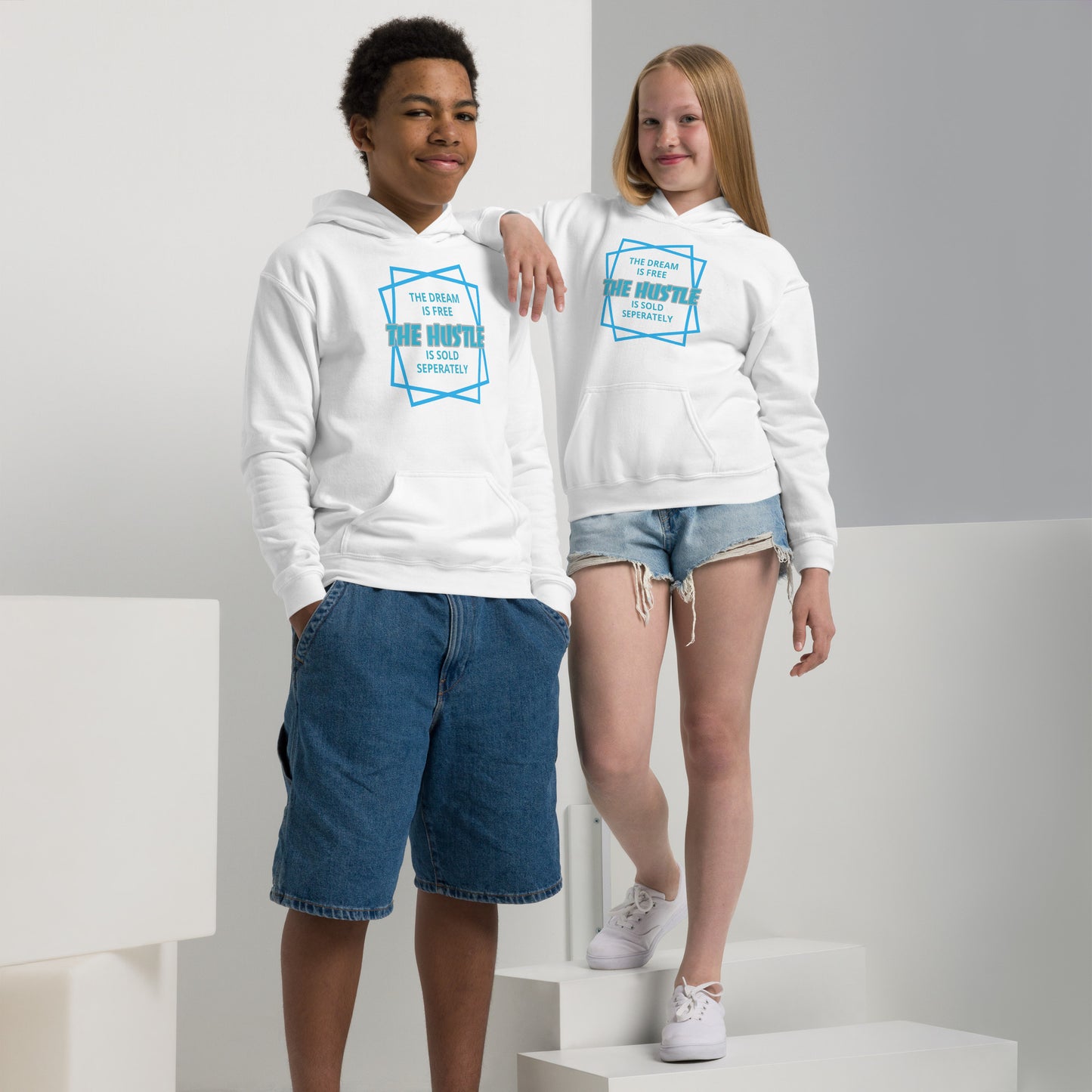 The Hustle Youth heavy blend hoodie