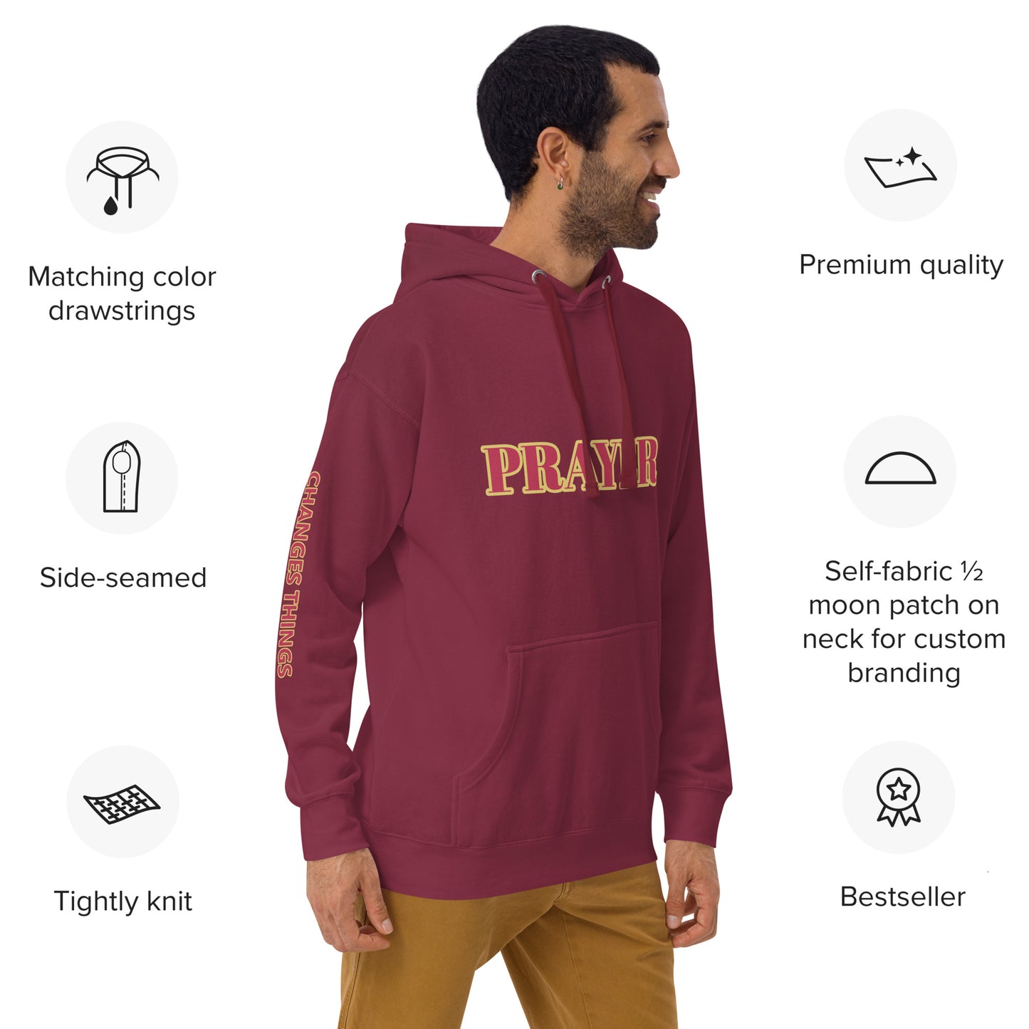 PRAYER CHANGES THINGS Unisex Hoodie