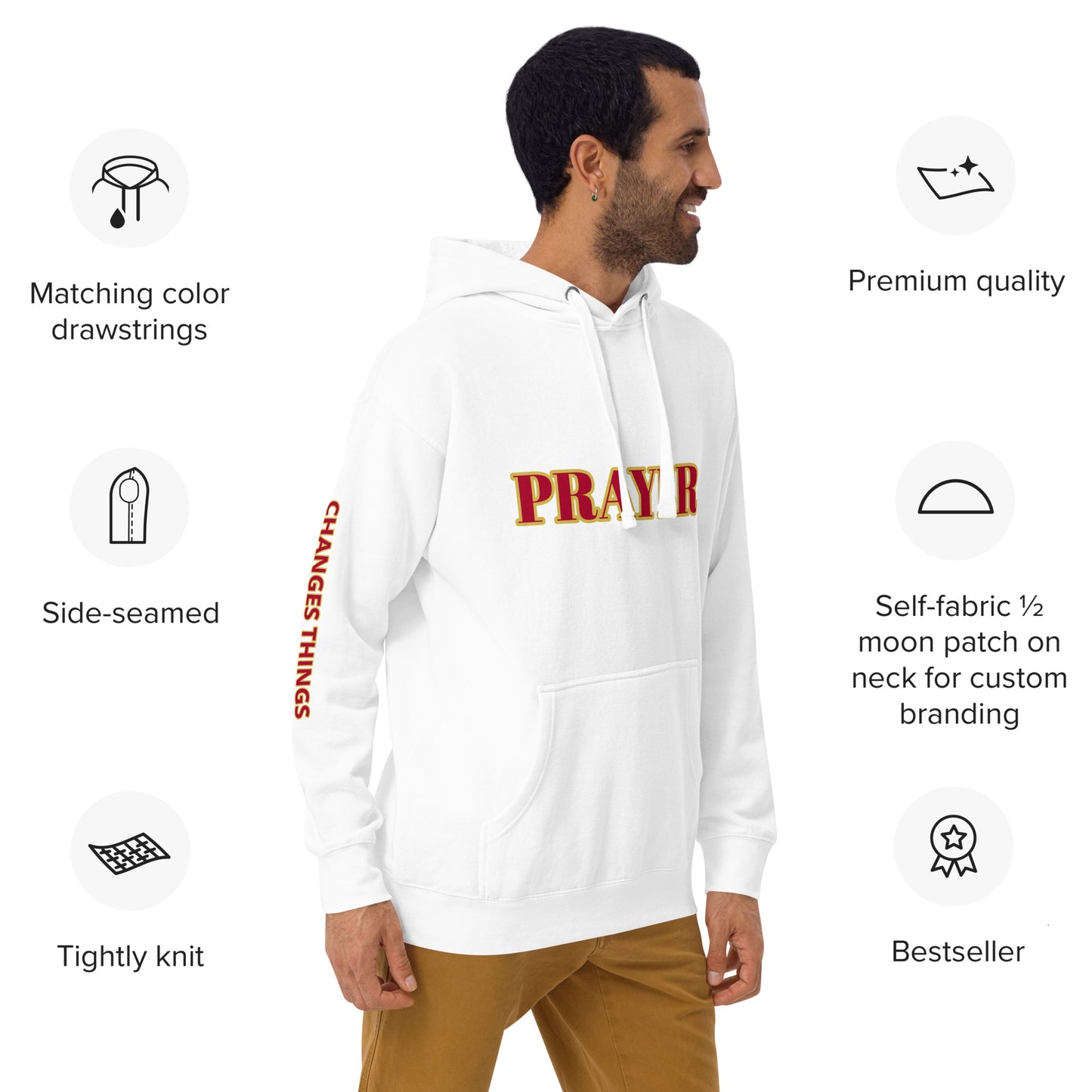 PRAYER CHANGES THINGS Unisex Hoodie