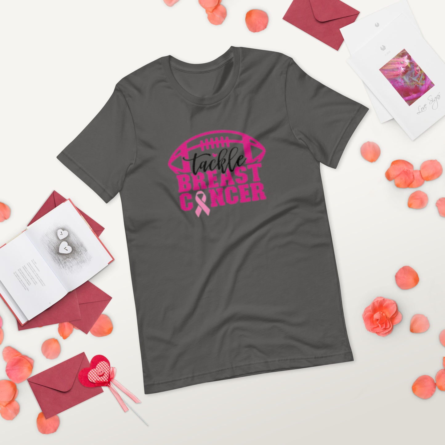 Tackle Breast Cancer Unisex t-shirt