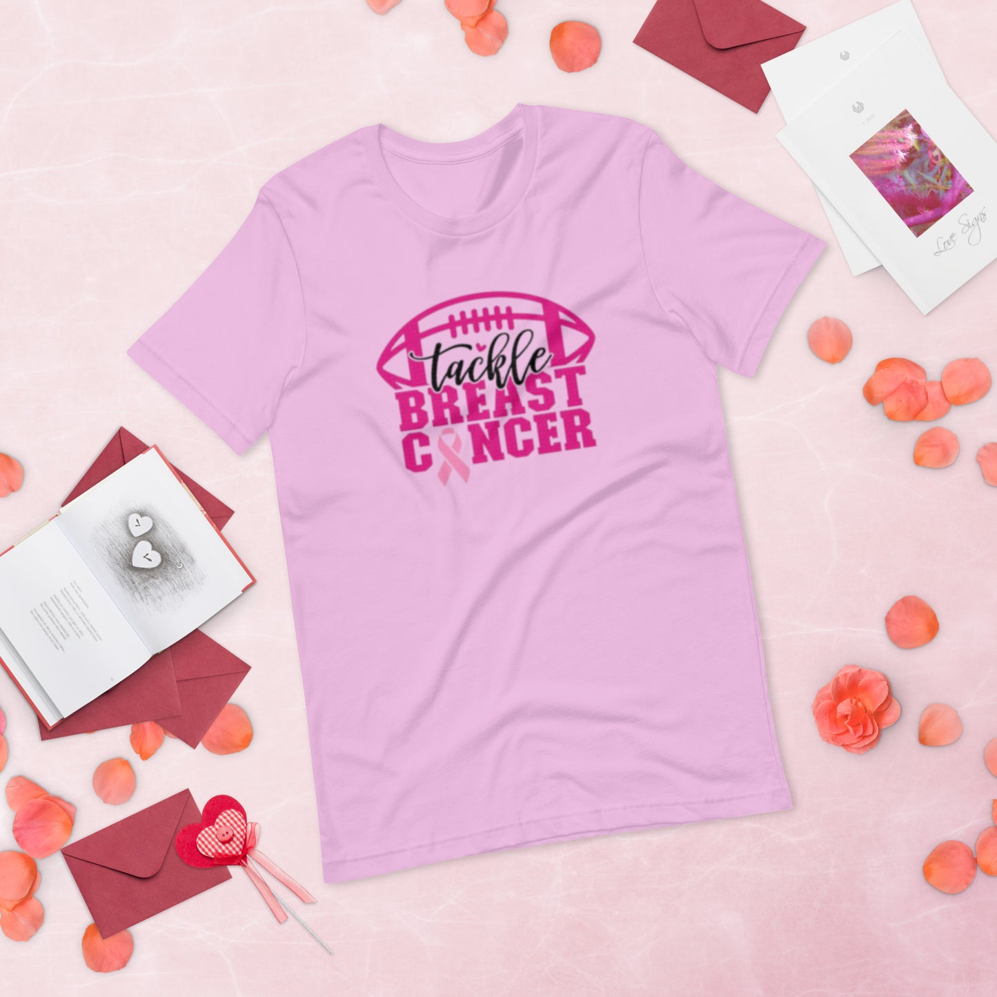 Tackle Breast Cancer Unisex t-shirt