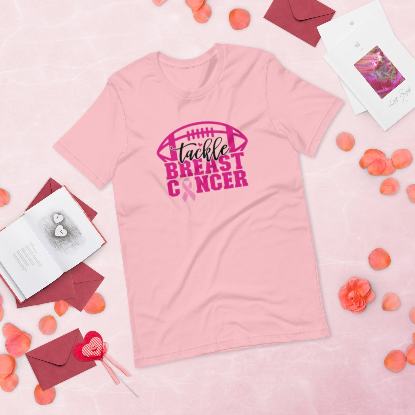 Tackle Breast Cancer Unisex t-shirt