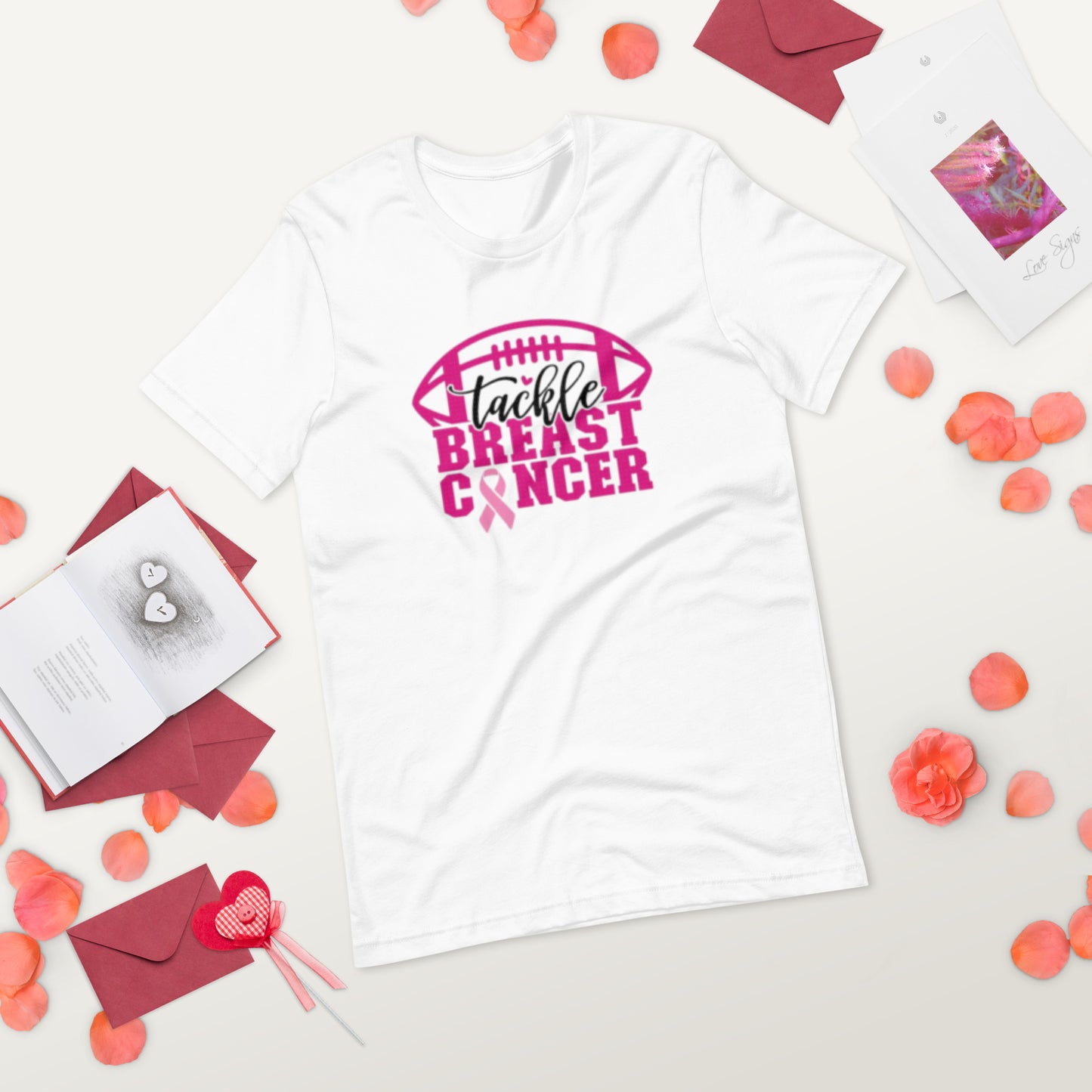Tackle Breast Cancer Unisex t-shirt