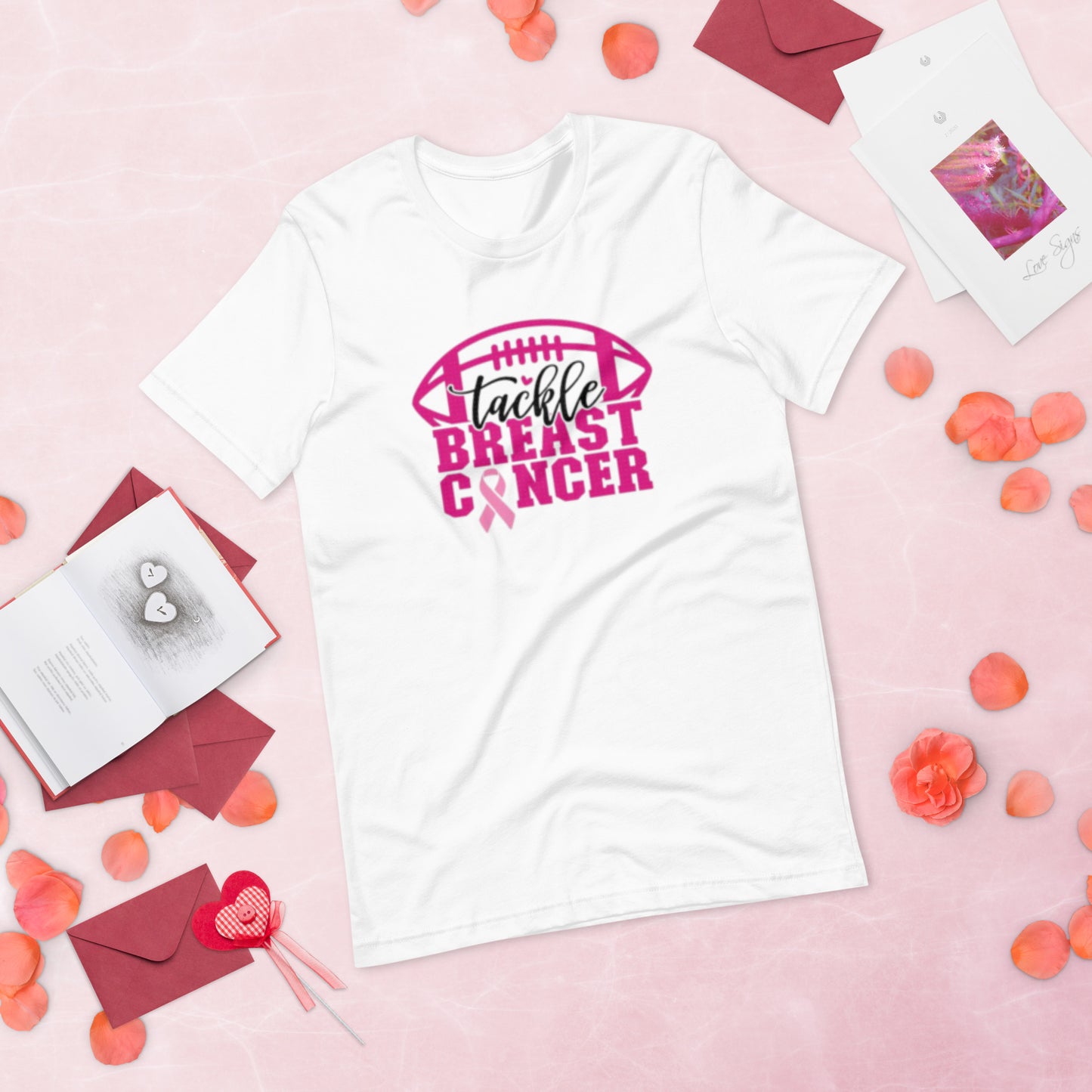 Tackle Breast Cancer Unisex t-shirt
